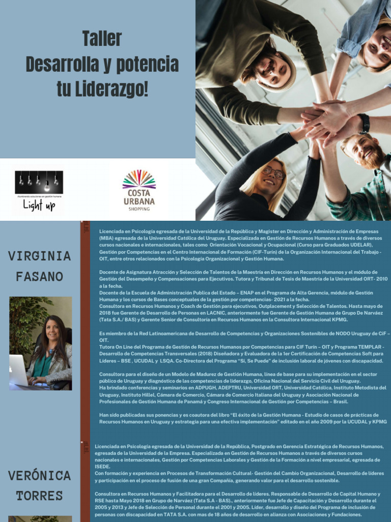 Taller de Liderazgo y Gestión Efectiva | PDF | Liderazgo | Gestión de ...