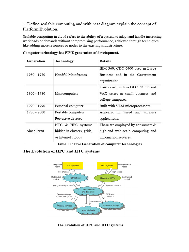 Scalable Computing and System Evolution | PDF | Virtual Machine | Peer ...
