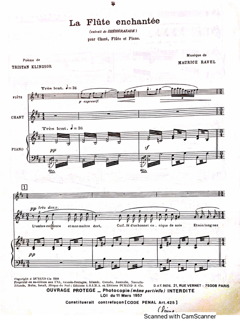 La Flûte Enchantée | PDF