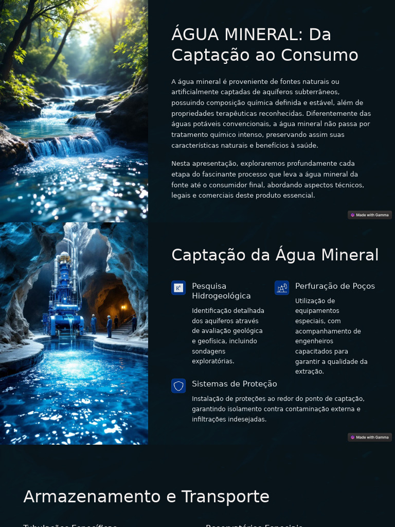 Processo Completo da Água Mineral | PDF | Minerais | Aquífero