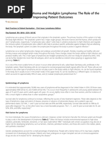 Non-Hodgkin Lymphoma and Hodgkin Lymphoma_ The Role of the Nurse Navigator in Improving Patient Outcomes