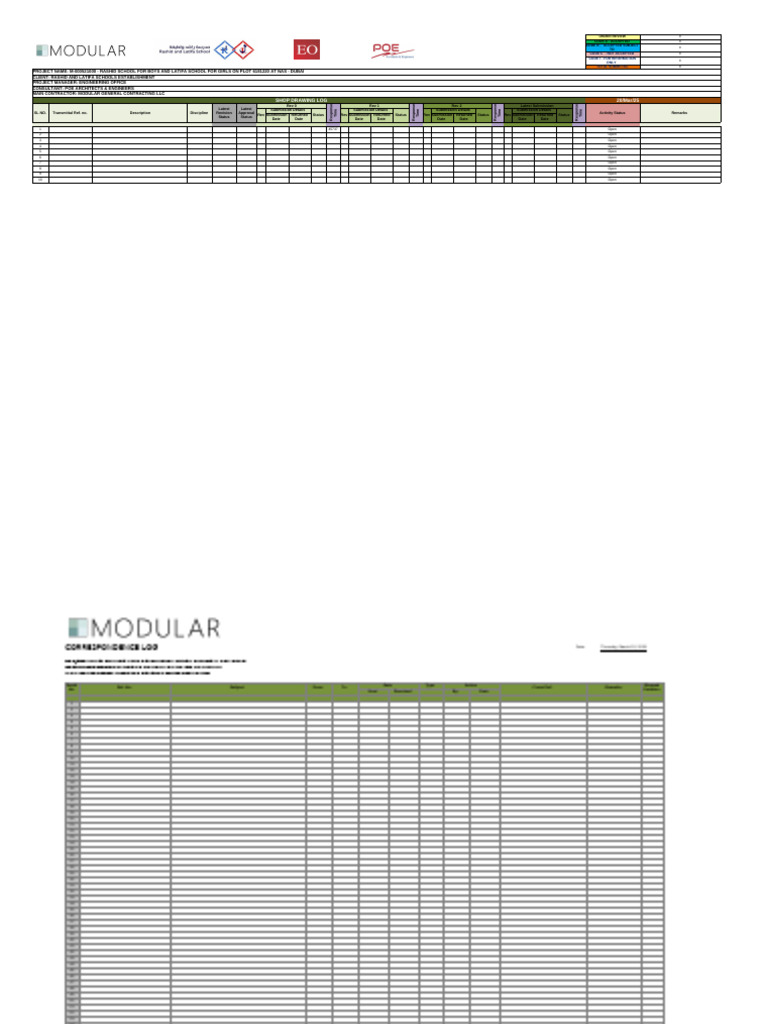 507 - Project Log | PDF | United Arab Emirates