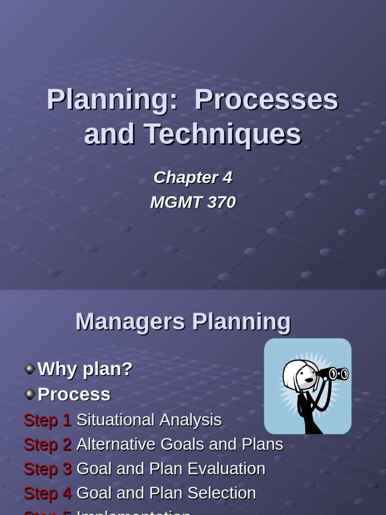 Effective Planning Processes for Managers | PDF | Strategic Management ...
