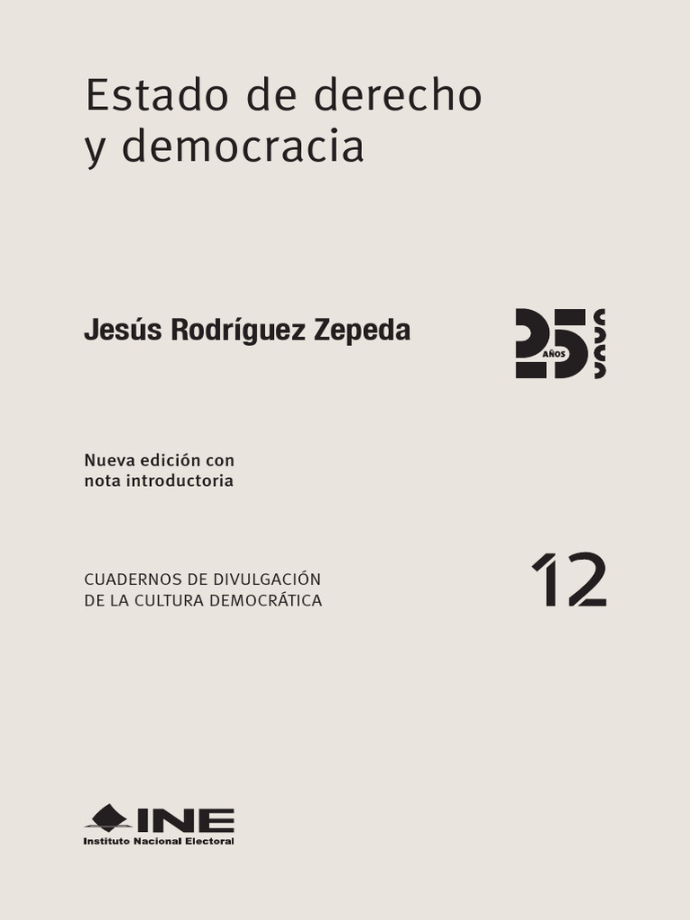 Estado de Derecho y Democracia: Análisis | PDF | Democracia ...