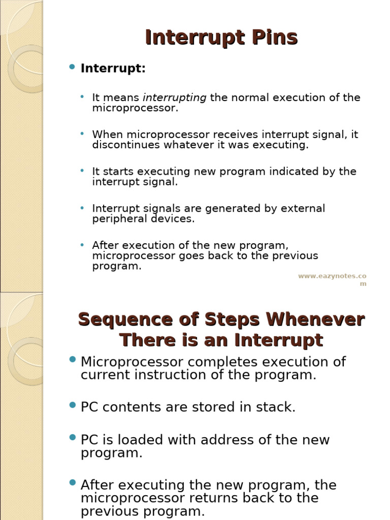 Interrupt | PDF | Digital Electronics | Computer Architecture