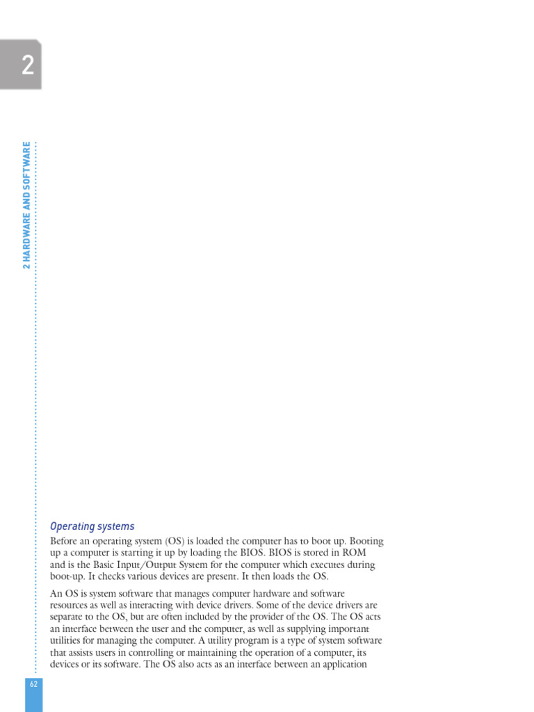 The Functions of Operating Systems | PDF | Operating System | Bios