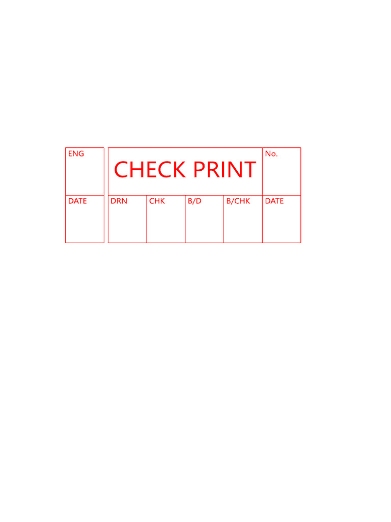 Check Print | PDF