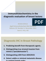 Ihc in The Diagnostic of Breast Disease