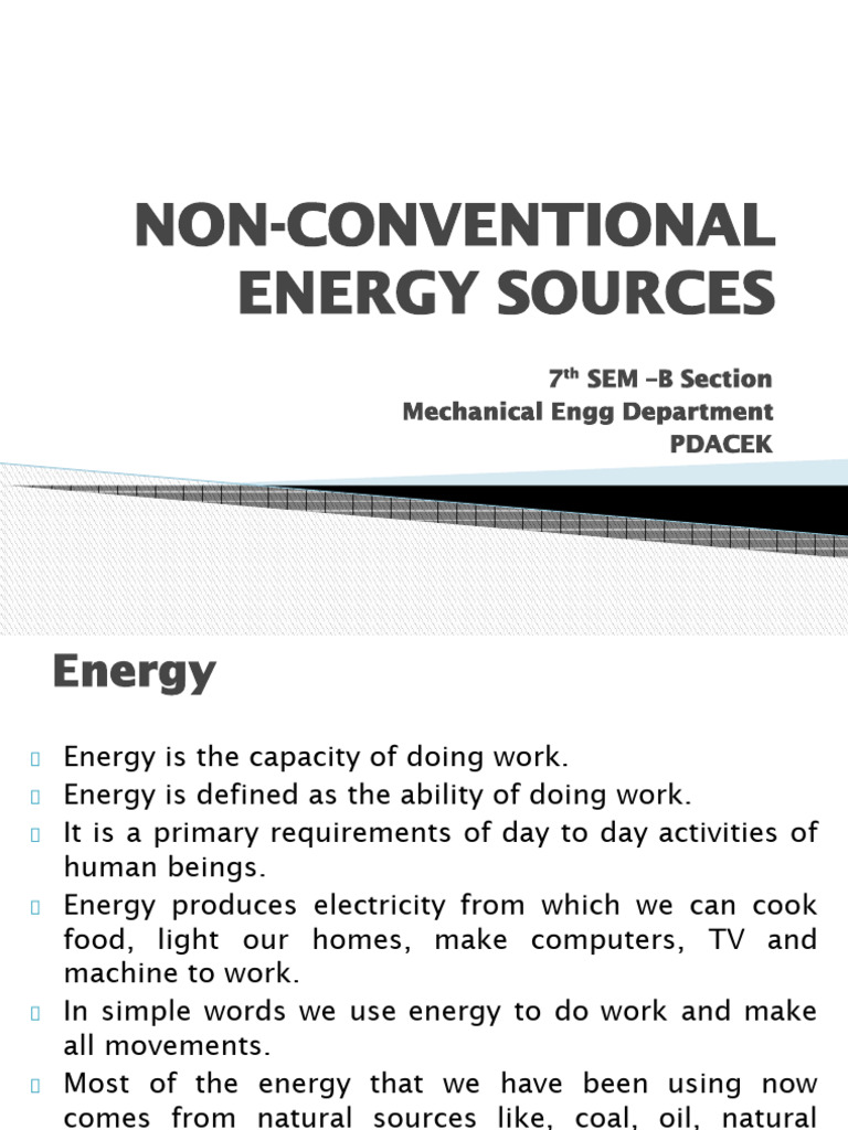 NCES MOdule 1 A | PDF | Energy Development | Renewable Energy