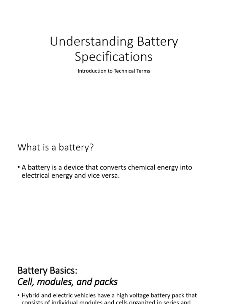 A GUIDE TO UNDERSTANDING BATTERY SPECIFICATIONS MIT visual data 3