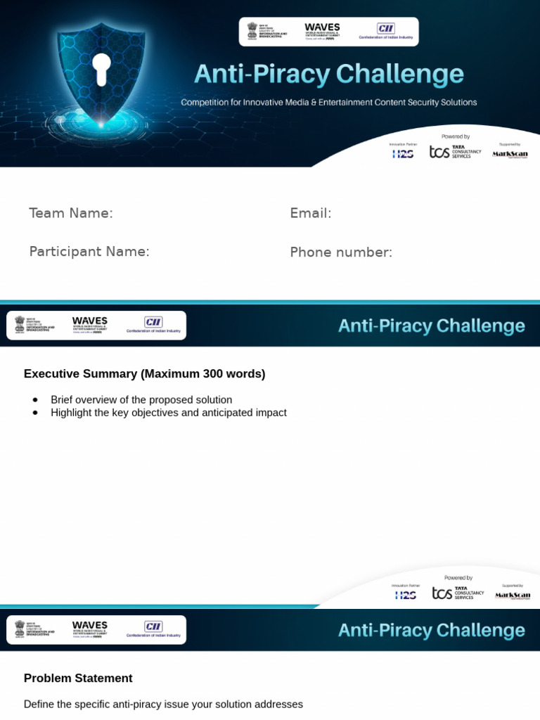 Innovative Anti-Piracy Solution Proposal | PDF