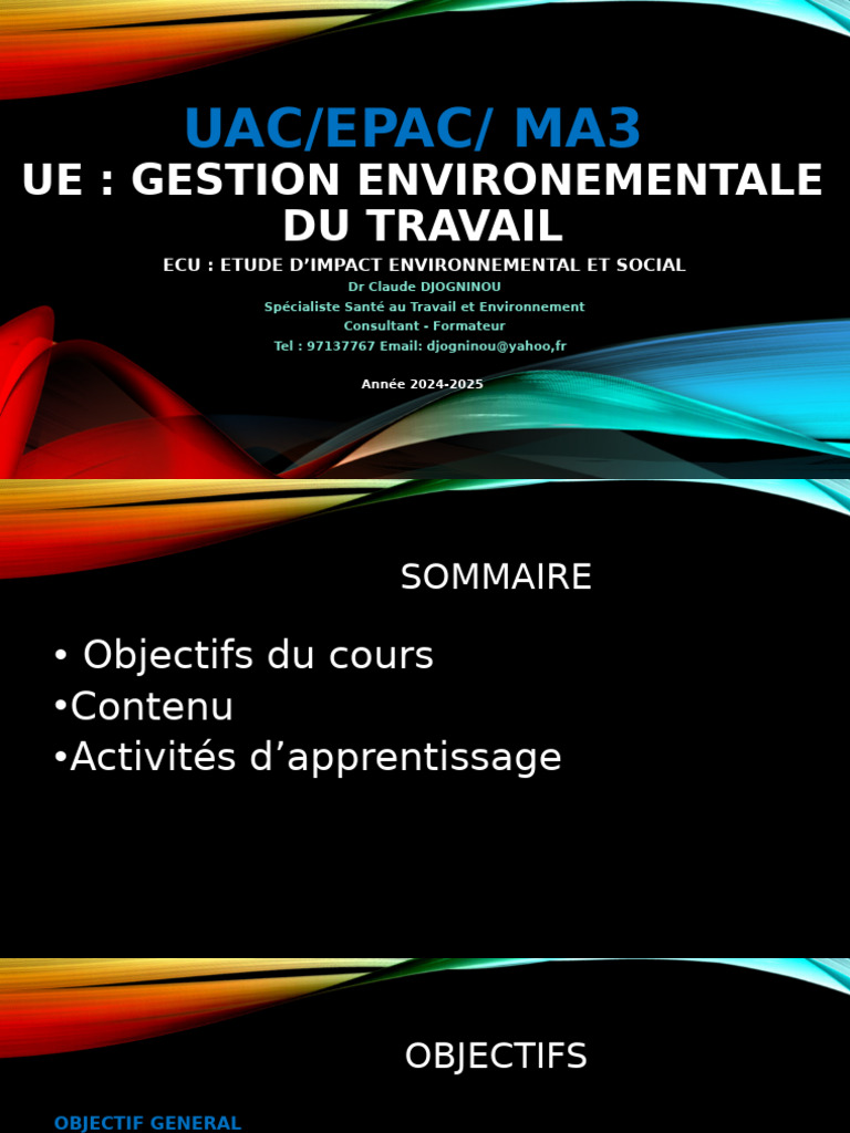 Étude d'Impact Environnemental et Social | PDF | Environnement naturel ...