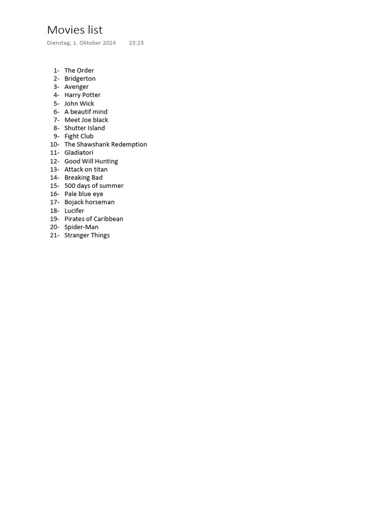 Top Movies and Shows of 2022 | PDF