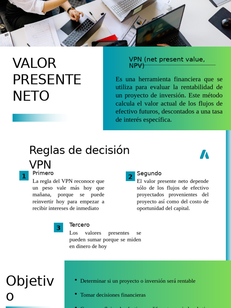 Guía sobre Valor Presente Neto (VPN) | PDF | Flujo de caja descontado ...