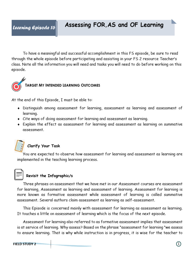 Understanding Assessments in Education | PDF | Educational Assessment ...