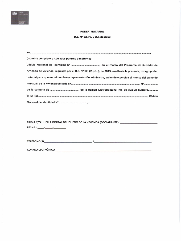 Poder Notarial | PDF