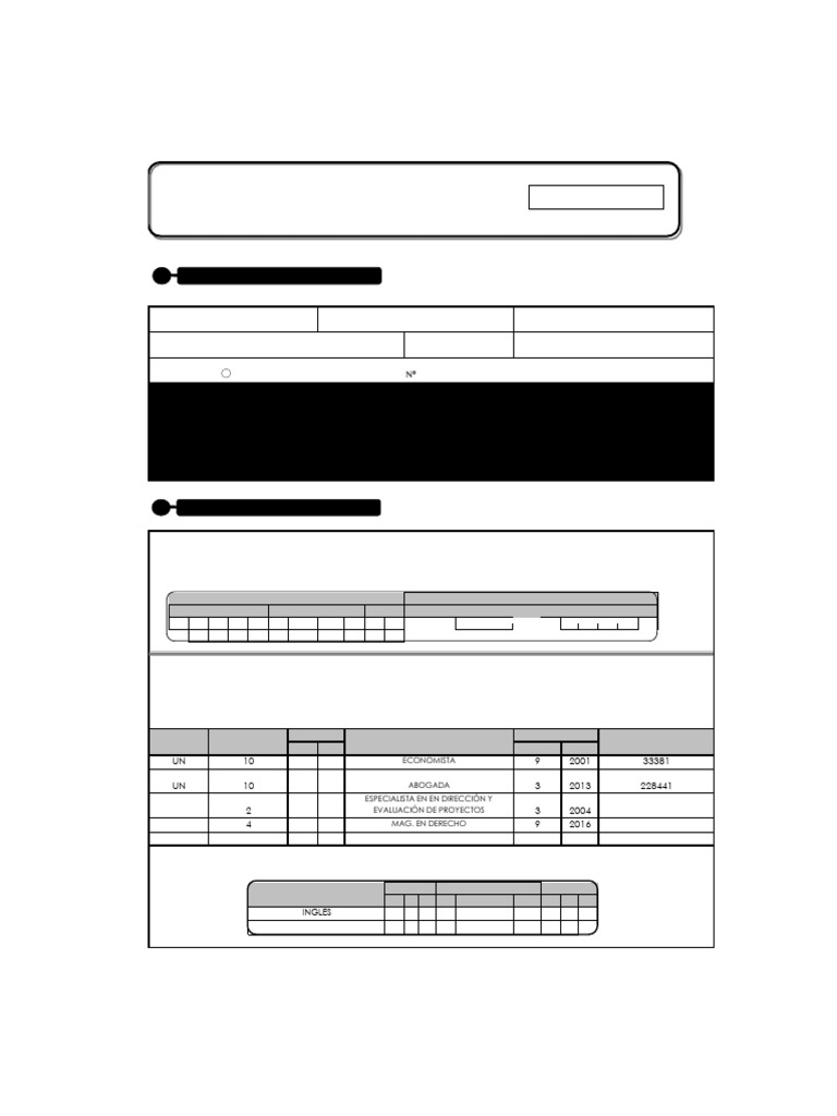 HV FP Luz Angélica Vizcaino Directora Técnica de Capacitación | PDF |  Bogotá | Colombia