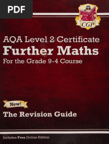Level 2 Further Maths Revision Guide