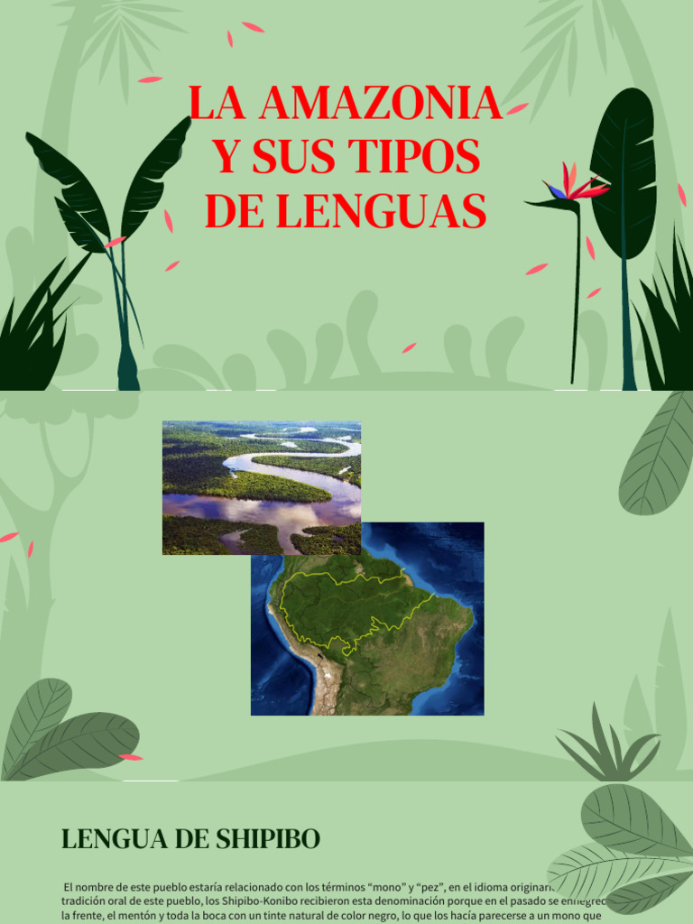 Lenguas indígenas de la Amazonía | PDF