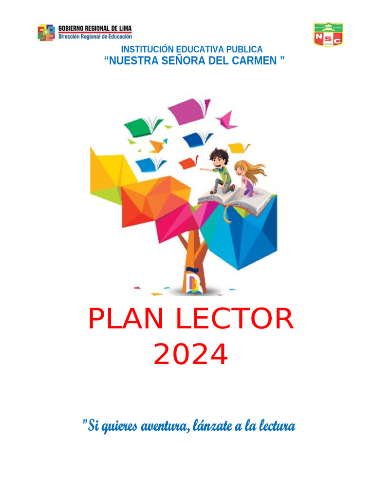 PLAN LECTOR 2024 NSC | PDF | Comprensión lectora | Educación primaria