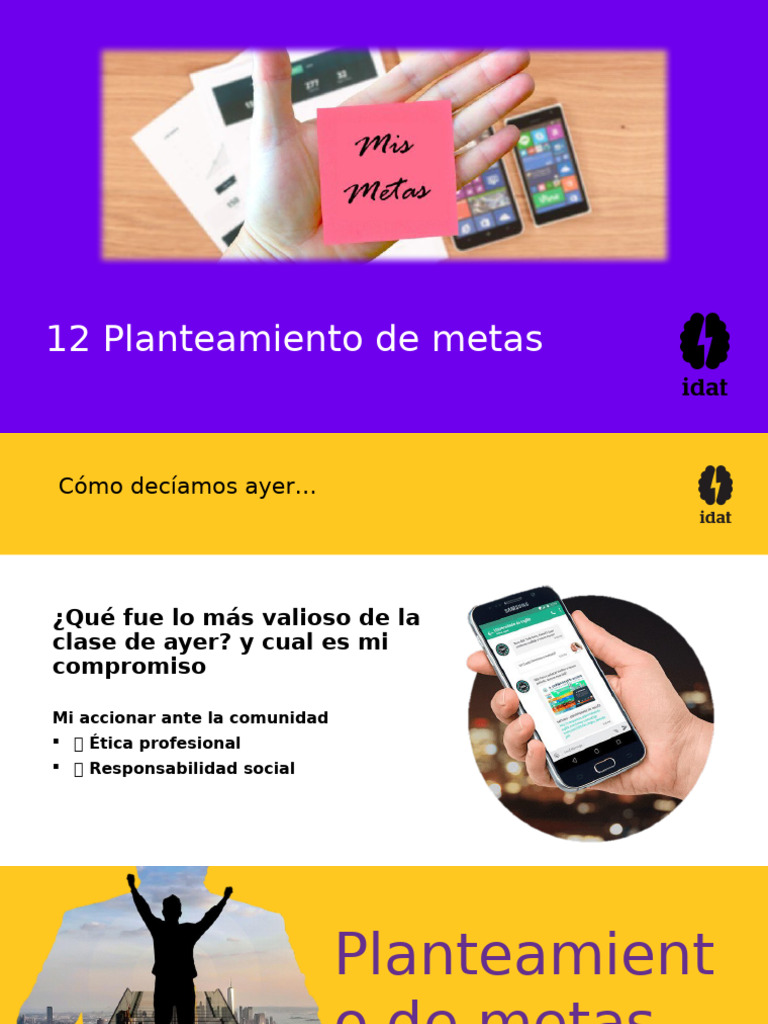 Estrategias Efectivas para Plantear Metas | PDF | Aprendizaje