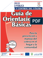 Rotafolio Guia de Orientaciones Basicas Contra El Colera Curva 17x22