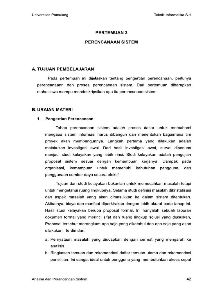 Analisa Perancangan Sistem_P3 | PDF