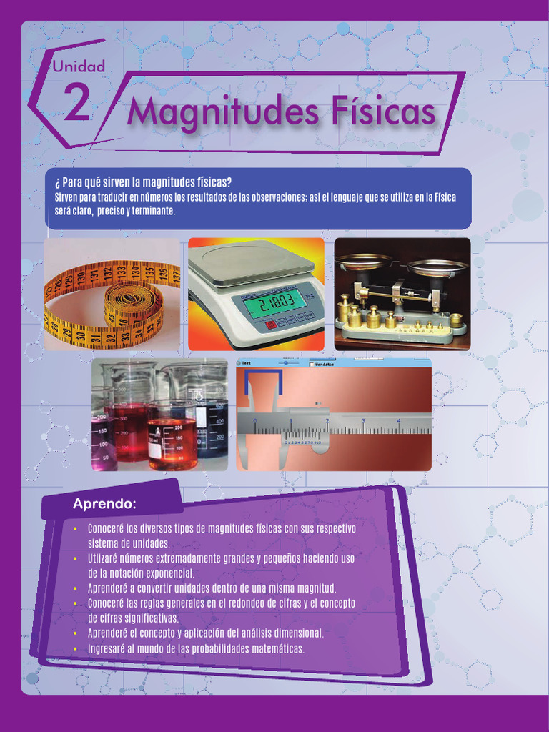 Magnitudes Físicas y Unidades en Física | PDF | Sistema Internacional ...