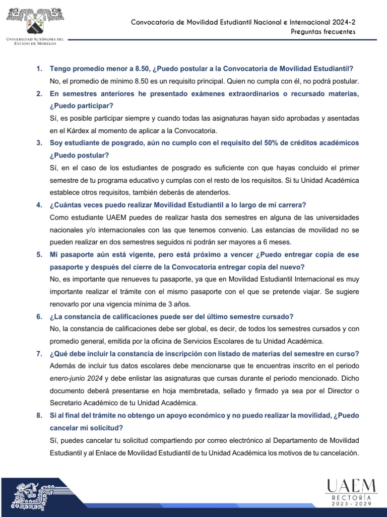 Preguntas Frecuentes | PDF
