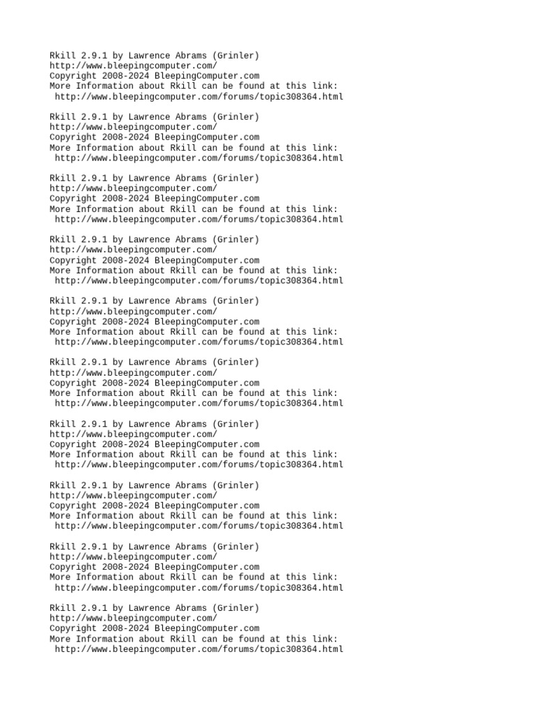 Rkill | PDF
