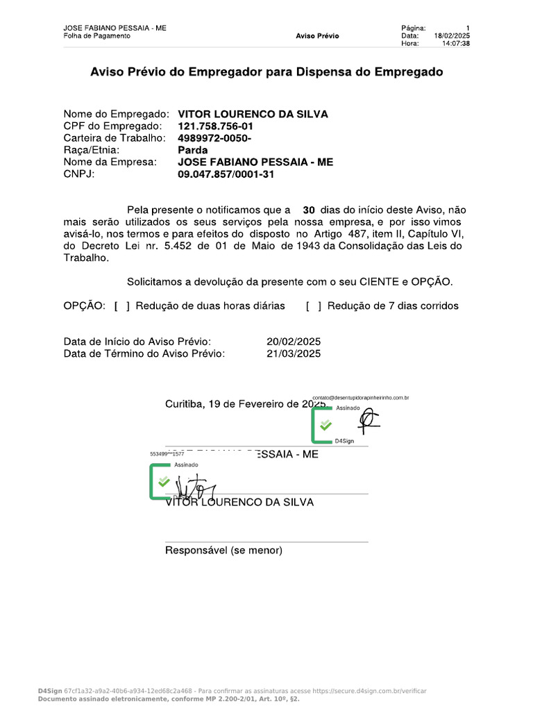 Documento Assinado Eletronicamente D4Sign | PDF