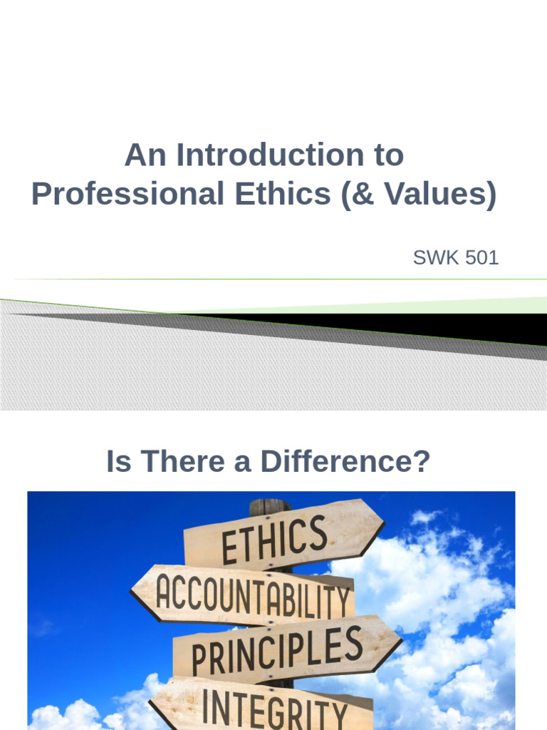 Understanding Professional Ethics in Social Work | PDF | Social Work ...