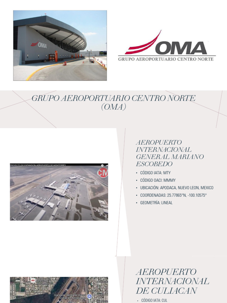 Grupo Aeroportuario Centro Norte (Oma) 1 | PDF