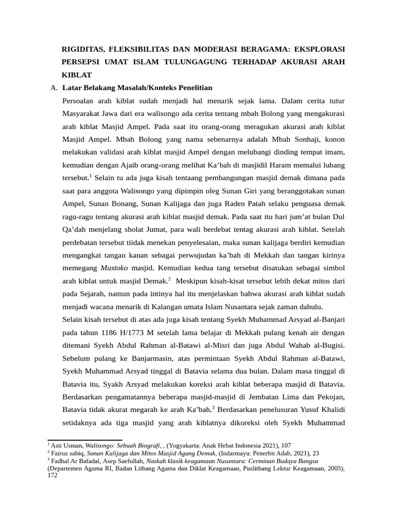 RIGIDITAS DAN FLEKSIBILITAS BERAGAMA | PDF