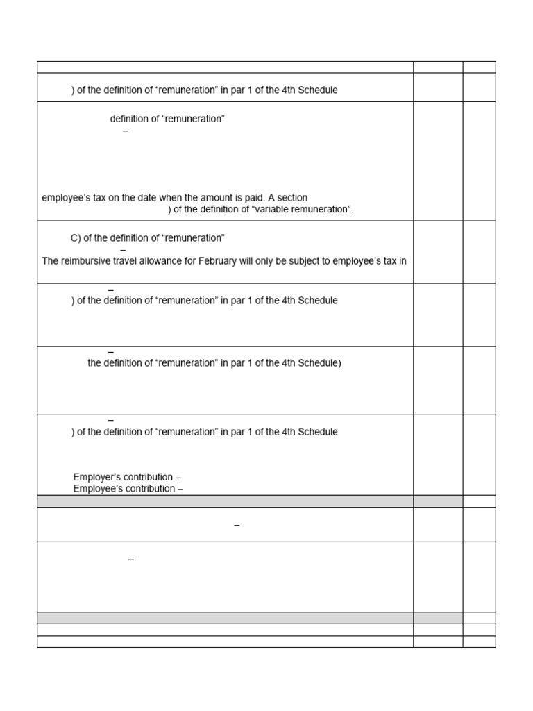 PAYE Re-calculation and Tax Treatment | PDF | Employee Benefits | Expense