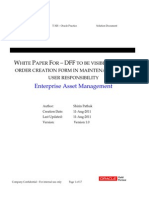White Paper For DFF in An HTML Form