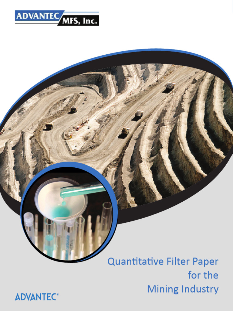 Quantitative Filter Paper for Mining | PDF | Filtration | Chemical ...