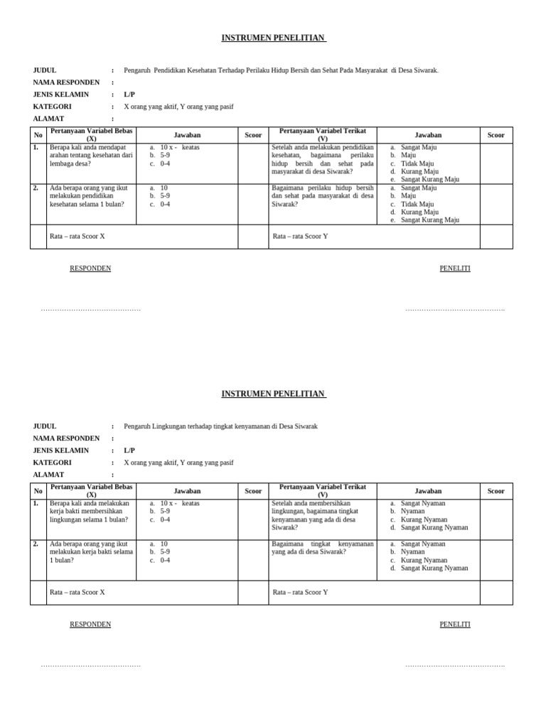Pengaruh Pendidikan Kesehatan di Siwarak | PDF