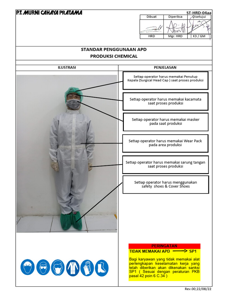 ST-HRD-04aa (Standard APD PRD Chemical) Rev.00 | PDF