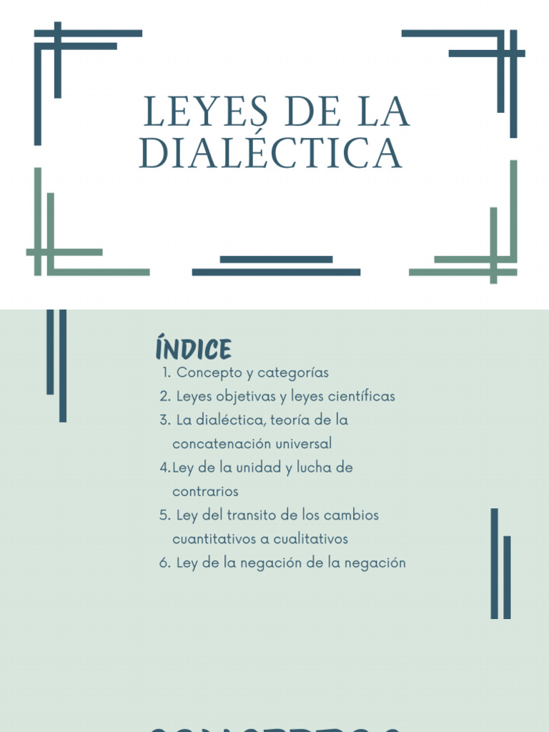 Grupo 8 Leyes De La Dialectica Pdf
