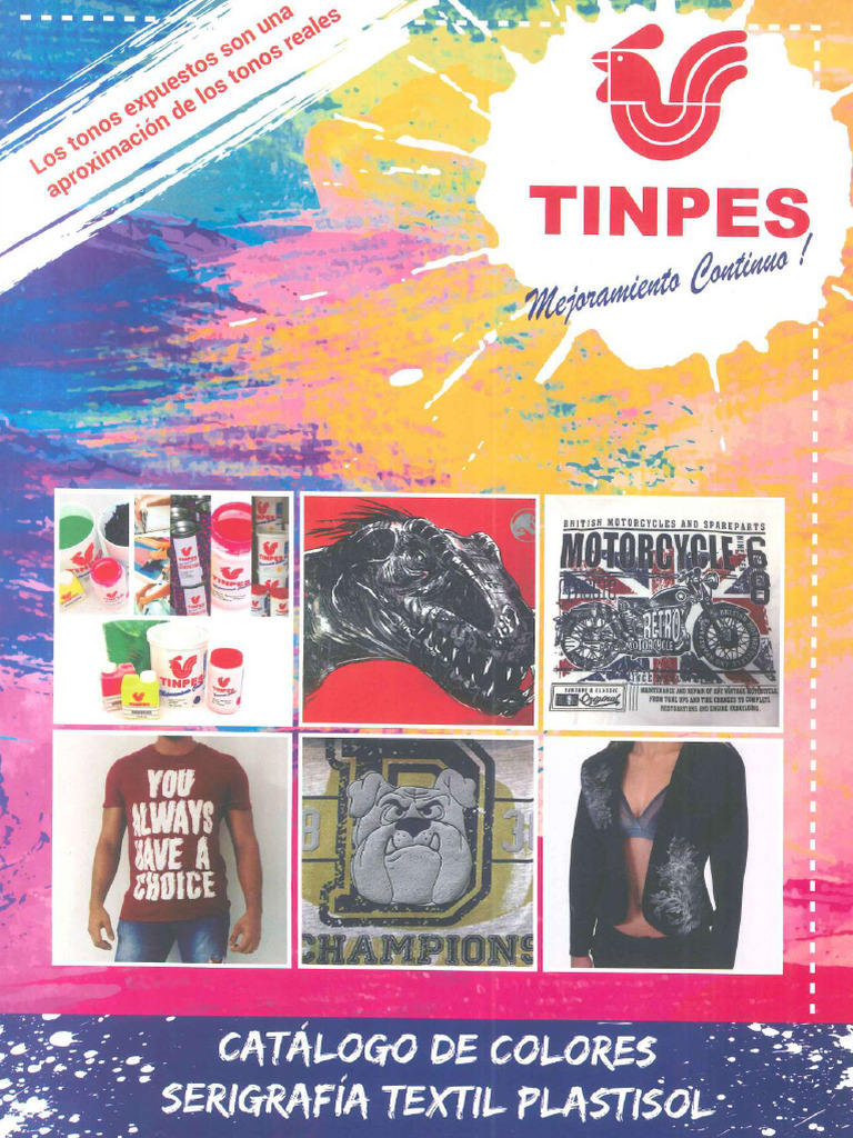 Carta de Color Plastisol Version 12 | PDF