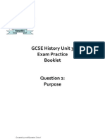 Unit 3 - Question 2 - Purpose Booklet