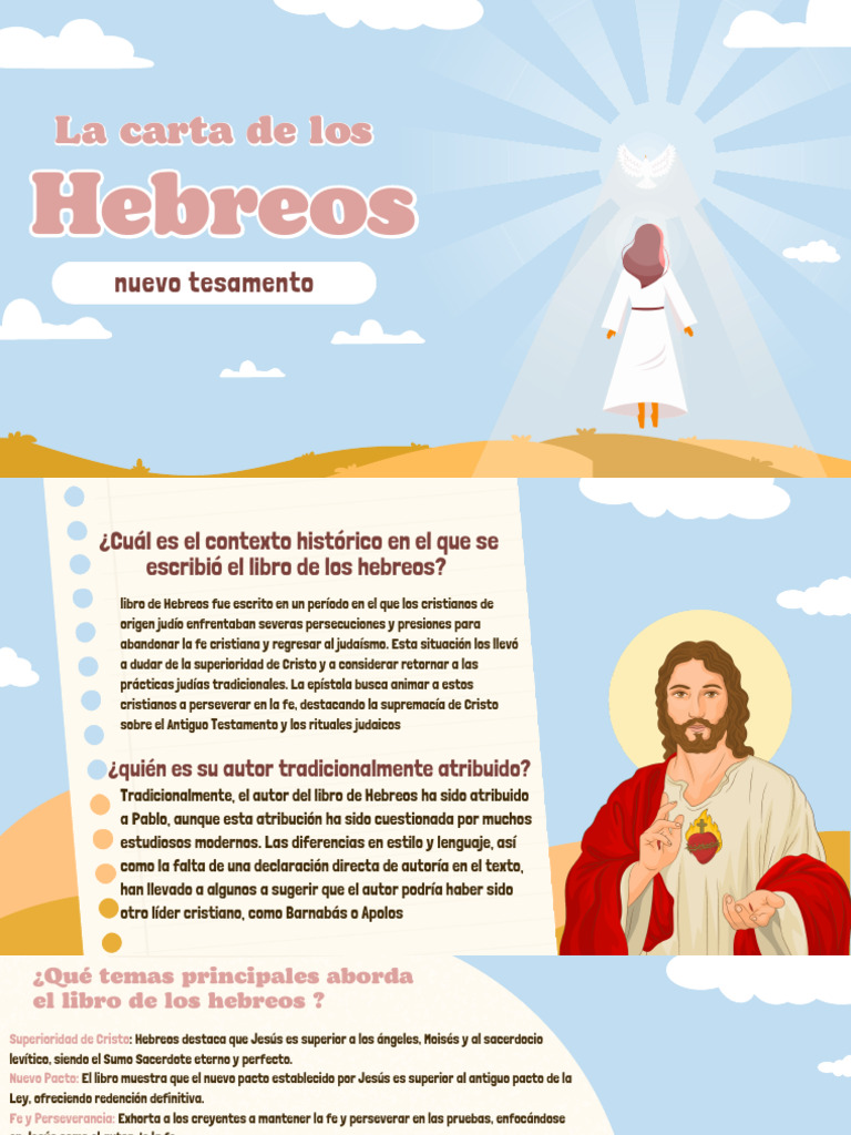Superioridad de Cristo en Hebreos | PDF | Epístola a los hebreos ...