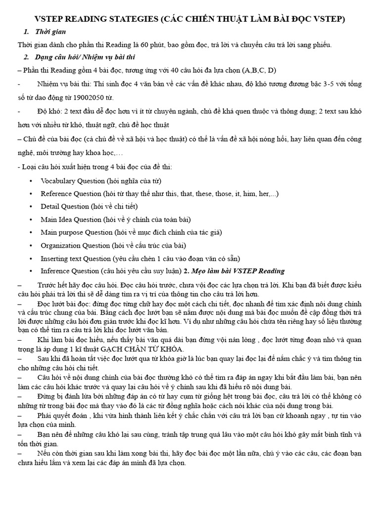 Reading Listening Week 1 | PDF