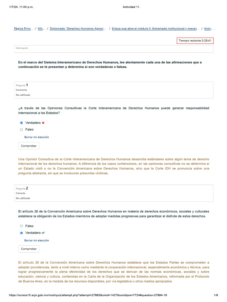 Funciones de la CIDH en Derechos Humanos | PDF | Convenio europeo de ...