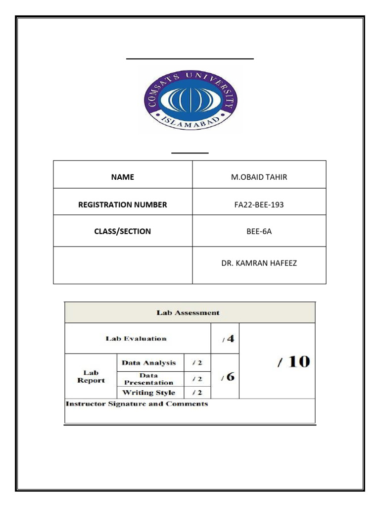 Lab Report 3 em | PDF | Power Supply | Transformer