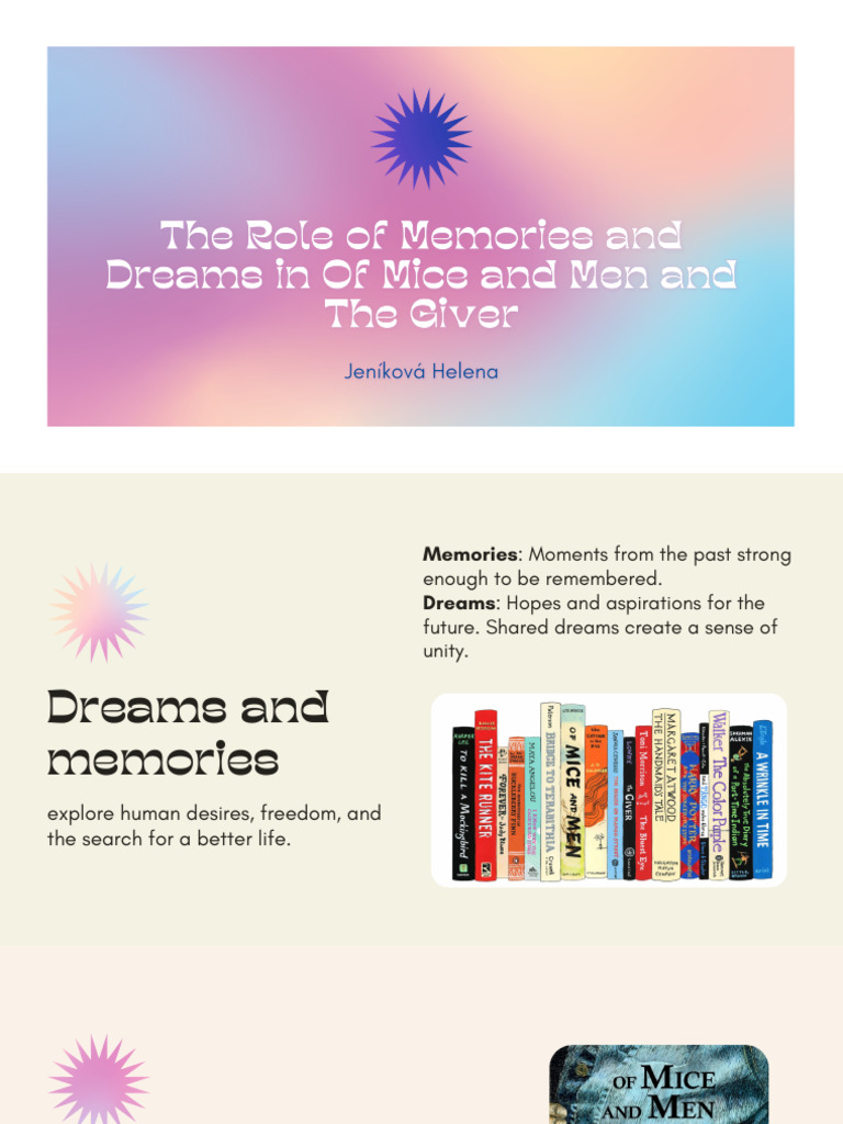 Jonas's Dreams and Memories Explored PDF The Giver Dream
