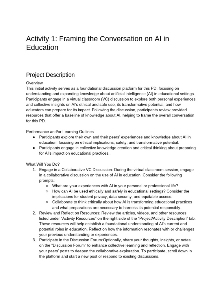 AI in Education: Ethical Frameworks & Tools | PDF | Artificial ...