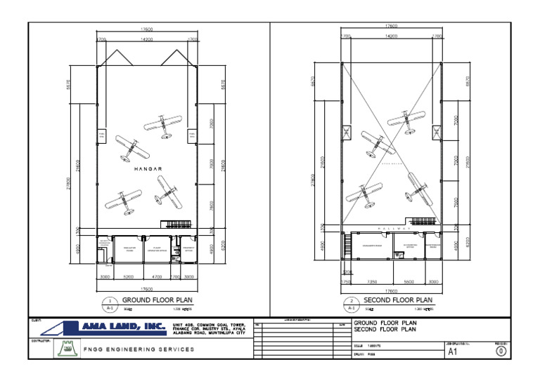 Hangar Floor Plan Overview | PDF | Aviation