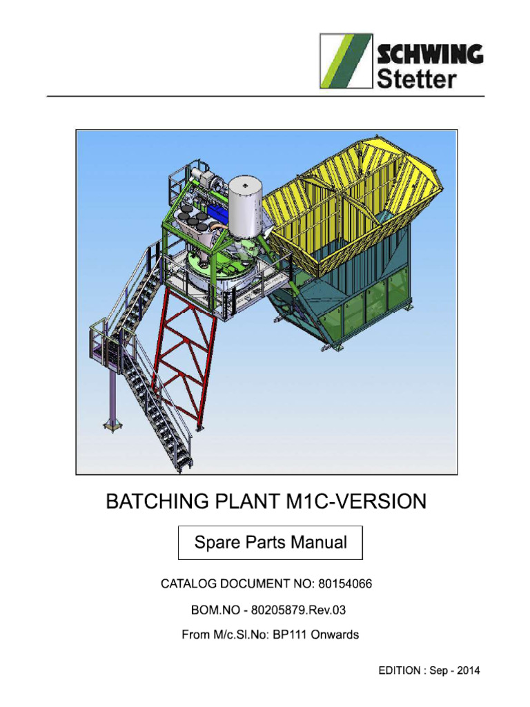 Batching Plant Catlogue | PDF